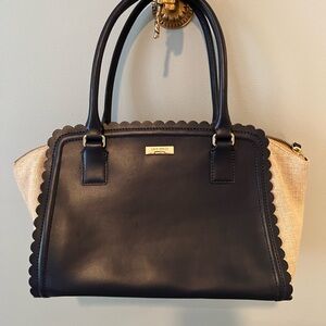 Kate Spade Marguerite Lilac Row Navy Scalloped Women’s Bag